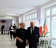 Глава Краснопартизанского района отдал свой голос за сильную страну