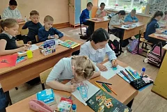 Всероссийская акция «Путь в космос», посвящённая Дню космонавтики, прошла в школе села Милорадовка