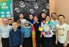Всероссийская акция «Путь в космос», посвящённая Дню космонавтики, прошла в школе села Милорадовка