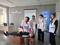Для учащихся 9 "А" класса прошёл урок первой помощи